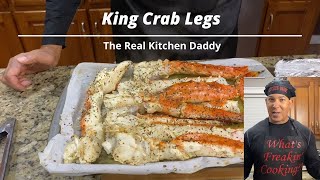 Baked  King Crab Legs with 