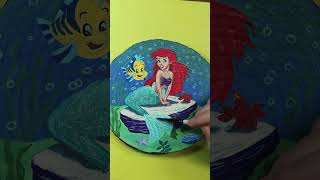 Testing Liquitex Iridescent Medium on Ariel - The Little Mermaid (1989)