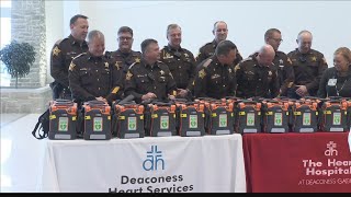 HeartSaver donates 45 AEDs to Vanderburgh County Sheriff's Office