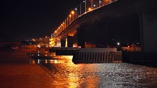 Rupsha Bridge looks very beautiful at night/রাতের রুপসা সেতু