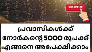 ✅️പ്രവാസികൾക്കുള്ള 5000 രൂപ എങ്ങനെ അപേക്ഷിക്കാം.How to apply pravasi relief fund ruppees 5000.✅️