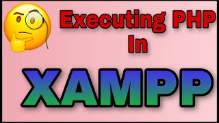 How to work & execute PHP in XAMPP? |Tamil| #12thcomputerapplications