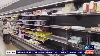 Supply chain issues causing grocery store shortages