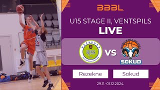 Rezeknes BJSS 2010 vs BC Kalev Cramo/KK Sokud 2010 | BBBL Boys U15