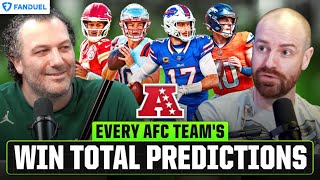 Predicting Every AFC Team's 2026 Win Totals