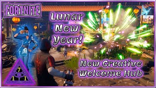 Fortnite New Creative Hub Lunar New Year How to Launch Fireworks Quest & Enter Hidden Secret Areas