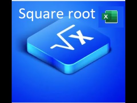 011. Easy alternative to SQRT (Square root function) √ | EXCEL