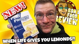 NEW! PURE PROTEIN LEMON CAKE!! TASTE AND REVIEW!!