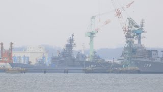 R2.3.8 JMU磯子にいる3隻の護衛艦たち