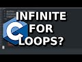 C Programming Tutorial - Infinite For Loop