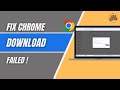 How To Fix Google Chrome Download Failed (2025) | Easy Steps to Solve Chrome Download Error