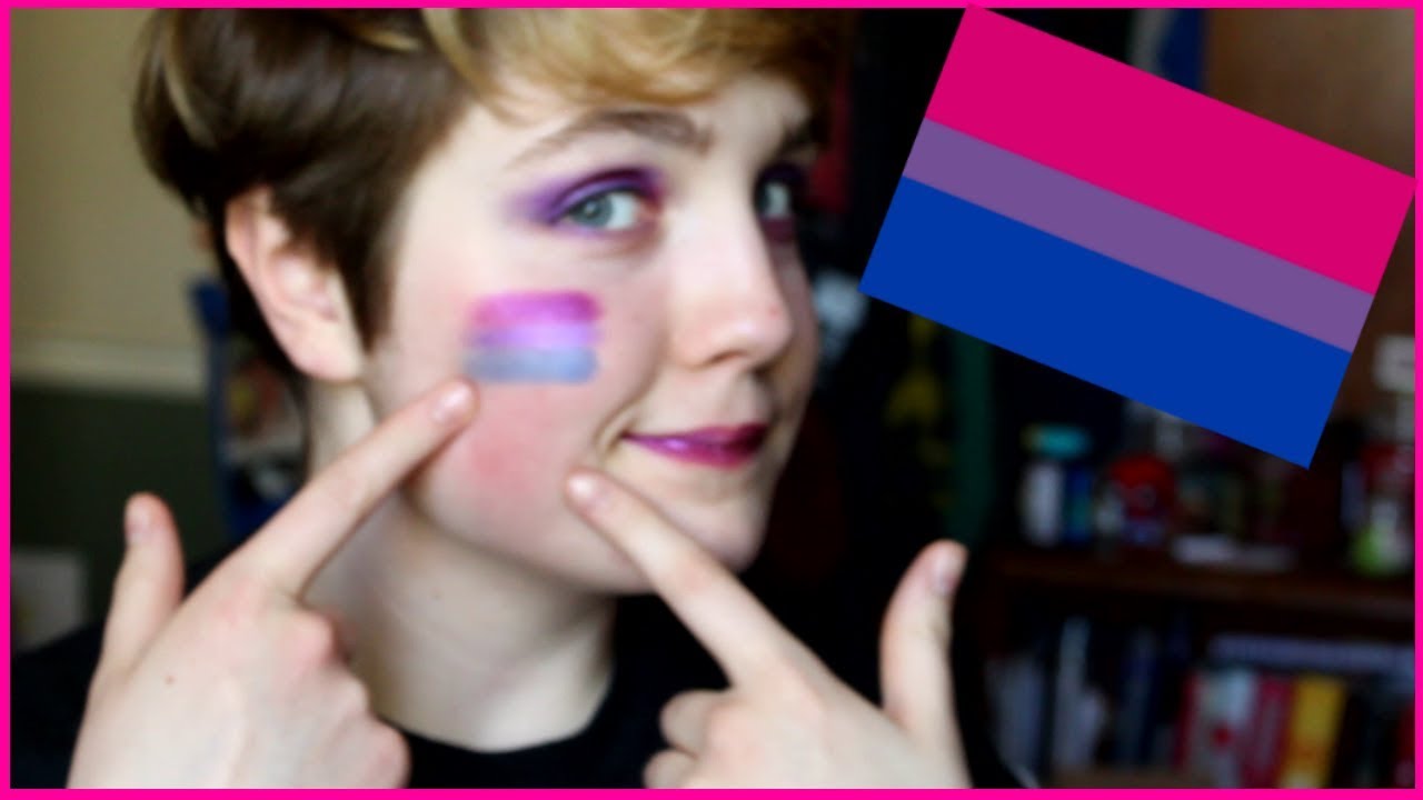 Bi Pride Makeup Tutorial Youtube