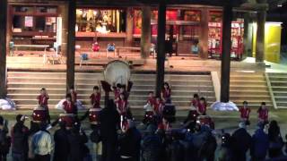 学芸館高校和太鼓部　2016/2/19　西大寺会陽宵祭り５