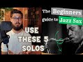 Use these 5 easy jazz saxophone solos to boost your fundamentals (free pdf's!)