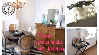 Tour pela sala de jantar-Como decorei-Dining room tour