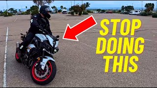 Don't Make This Rookie Mistake On A Motorcycle