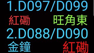 港鐵東鐵綫 R-Train D097/D099 紅磡→旺角東 行車片+駛入及駛離九龍塘1號月台