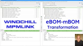PTC Windchill MPMLink - eBOM-mBOM Transformation (Part 1) | BOM Management