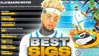 Best DRIBBLE MOVES FOR 6’5-6’8 BUILDS In NBA 2K24! (FASTEST DRIBBLE MOVES/SIGS)
