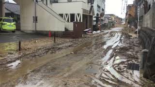 2018年7月7日　西日本豪雨災害　広島県安芸郡海田町　自然災害　災害被害　平成30年