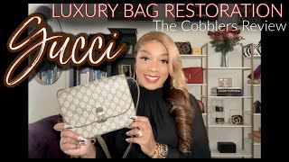 VINTAGE GUCCI BAG RESTORATION | THE COBBLERS REVIEW | MS  GIN