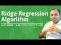 How does ridge regression work? | Ridge Regression Algorithm in Python