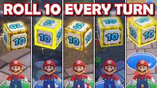 (FINAL BOARD) Mario Party Superstars but we ROLL 10 EVERY TURN!!