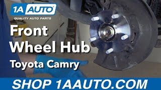 How to Replace Front Wheel Hub 92-01 Toyota Camry