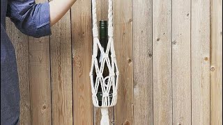 Macrame Wine Tote | Wine Bag | Wine Carrier