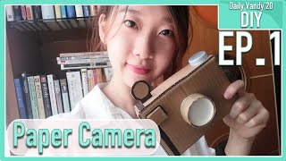 [DIY'20 Ep.1] How To Make A Paper Camera Toy- วิธีทำกล้องถ่ายรูปของเล่นกระดาษ