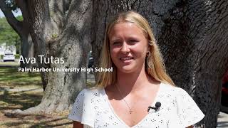Ava Tutas from Palm Harbor University HS is the top female athlete in Pinellas County Schools!