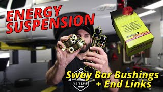 How to Replace Sway Bar End Links and Bushing ALL TRUCKS - Energy Suspension Polyurethane Silverado