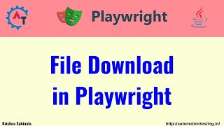 #37 File Download in Playwright Java