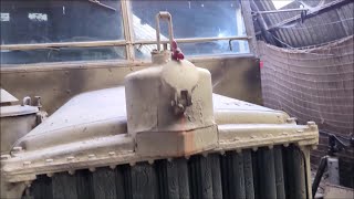 Scammell Pioneer TRMU 30 Tank Transporter, needing restoration, close up at The Cobbaton Collection