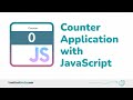 Counter App With Javascript