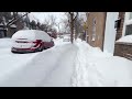 montreal blizzard walking to the hardware store hd feb 17 2025