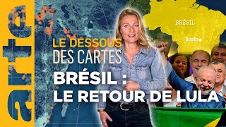 Le retour de Lula dans un Brésil très divisé - Le Dessous des cartes - L’essentiel | ARTE