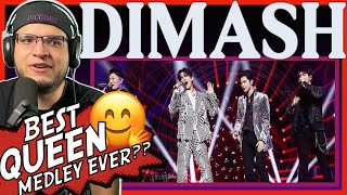 Dimash & Super Vocal Boys 🎙- Queen Medley👑🎶 (Singer 2019) | MUSICIANS REACT