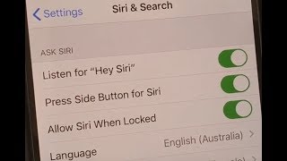 iPhone 11 Pro: How to Enable / Disable "Hey Siri" To Speak to Siri