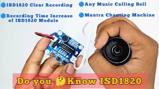 Recording Unknown Voice: ISD1820 Module DIY Guider #176  #viral