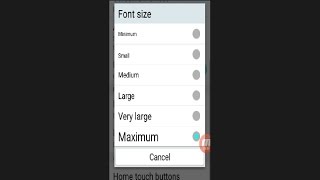 Android TracFone: How to Change Font Size