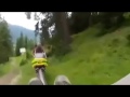 Angry guy on alpine coaster crashes into woman | Initial D Edit