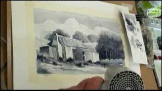 How to paint a landscape in watercolour - Painting Lessons 2