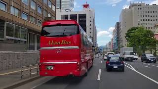 札幌市中央区　東橋交差点～国道12号～時計台の鐘～駅前通交差点　ドライブ2019