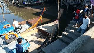 ท่าเรือควนตุ้งกู ขึ้นลงเรือหางยาว ต้องการเรือติดต่อคิงทราเวล