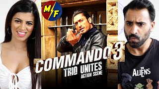 COMMANDO 3 | THE TRIO UNITES | VIDYUT JAMMWAL | Adah Sharma | Action Movie Fight Scene REACTION!!