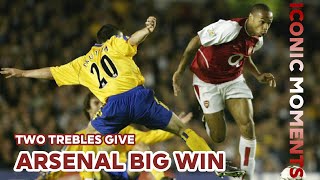 PREMIER LEAGUE | Iconic Moments - Two Trebles Give Arsenal Big Win
