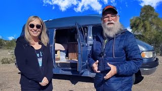 RETIRE CHEAP, Live Well: Van Life on SOCIAL SECURITY, Living in a COZY 1996 Conv