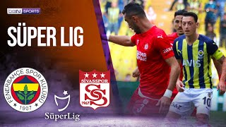 Fenerbahce vs Sivasspor | SÜPER LIG HIGHLIGHTS | 9/12/2021 | beIN SPORTS USA