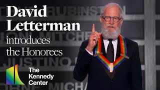 David Letterman introduces the 44th Kennedy Center Honors